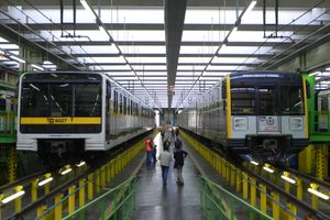 M3 차량기지의 차량