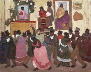 칸돔베에 참여하는 군중