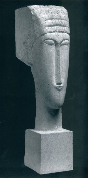 아메데오 모딜리아니, 1912년경, 여성의 두상