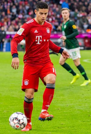 2019년 바이에른에서 뛰는 하메스