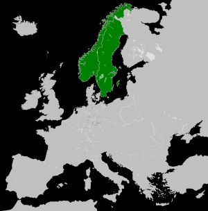 스웨덴-노르웨이 지도