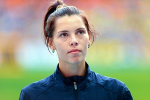 한나 크냐제바-미넨코가 2013년 세계 육상 선수권 대회에 출전했다.