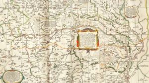 1613년의 폴레시아(라지비우 지도 세부)