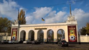 에네르기아 스타디움의 정문