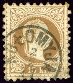 1871년 오스트리아 우표 소인 (갈리치아-로도메리아 왕국)