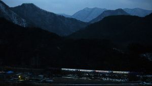 정선군을 향해 가는 A-Train