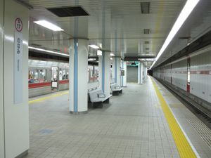 승강장 (2010년 3월)