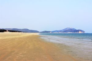 옹진 백령도 사곶 사빈(천연비행장)