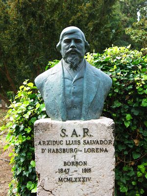 마요르카섬의 루트비히 살바토르 조각상