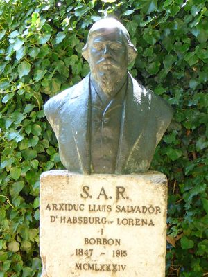 마요르카 섬에 있는 루트비히 살바토르 대공 동상