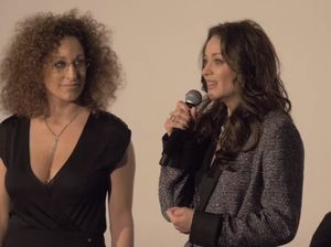 코티야르와 모나 아샤셰가 2023 칸 영화제에서 리틀 걸 블루의 행사에 참석하고 있다.