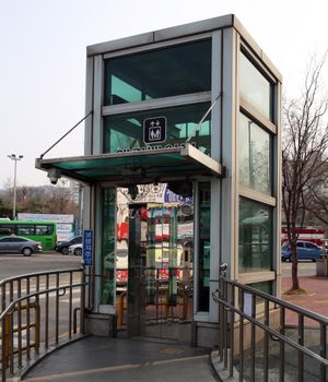 2010년 사고가 발생한 서대전네거리역 엘리베이터