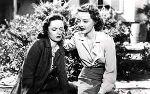 제럴딘 피츠제럴드와 베티 데이비스, "주디"가 시력을 잃은 후, 어두운 승리의 마지막 순간에