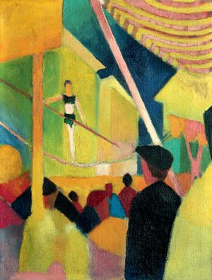 줄타기 광대(Tightrope walker), 1913년