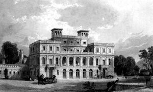 삽화가 토머스 앨럼 (1804–1872)이 그린 딥딘 하우스 (1842)의 판화