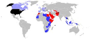 CIA 블랙 사이트 의심 지역 및 특별 수송 관련 국가
