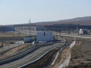 스페인 바야도이드에 있는 궤간 변경 장치