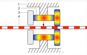 압전 모터 작동