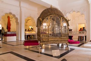 메랑가르 요새의 왕실 가마