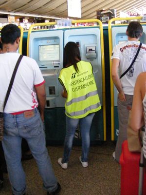 트레니탈리아의 자동 발매기