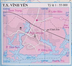 빈옌 시내 지도