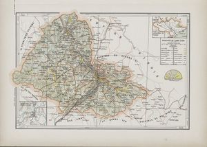 1909년 프랑스 식민지 시대 랑선성 지도