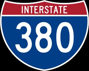 주간고속도로 380호선 표지판