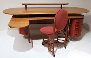 프랭크 로이드 라이트(Frank Lloyd Wright)와 스틸케이스의 워크스테이션, c. 1937