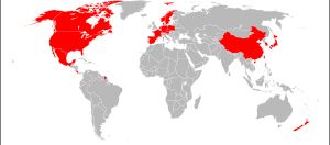 곰보버섯의 분포도