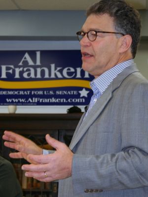 2008년 미국 상원 선거에서 선거 운동을 하는 프랭큰