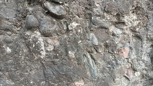 영양군 일월면 문암리, 국도 제31호선 도로변의 청량산층 역암