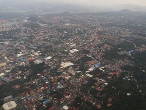 안티폴로 서부의 항공 뷰