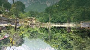 창즈시의 태항산 전경