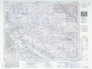 自貢 (自流井)}}로 표기됨)이 포함된 지도(AMS, 1957)