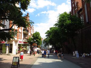 Bohaterów Monte Cassino 거리, 소포트의 주요 보행자 구역