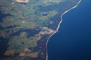 비행기에서 본 우스트카