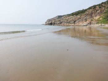 대청도 지두리해변의 지두리층 노두