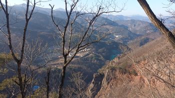 도계읍 계곡 전경. 오른쪽 하단