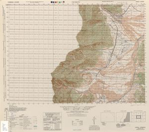 펑린(호린으로 표기)과 주변 지역 지도(1944)