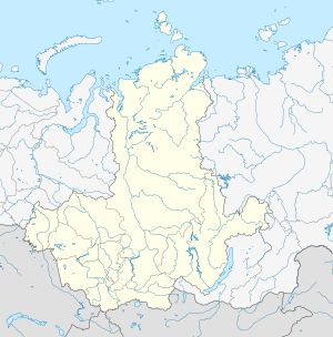 시베리아 연방관구 지도