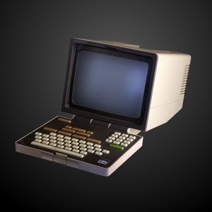 1985 TELIC-1 Alcatel Minitel 터미널, AZERTY가 아닌 키보드