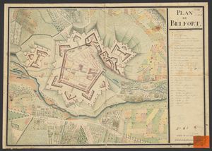 1750년경 벨포르 지도