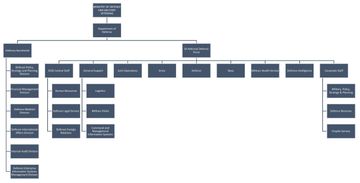 SANDF 조직도 2019