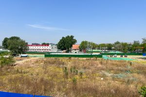 13A호선과 13B호선의 환승역인 씬룽쩌역 공사 현장.