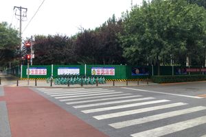 2021년 8월 중관춘 소프트웨어 파크(ZPark)에서 13B호선 공사 현장