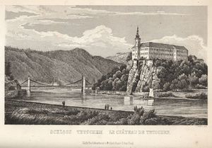 데친 성(Děčín Castle), 1855