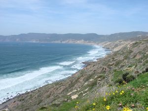 엔세나다의 태평양 연안