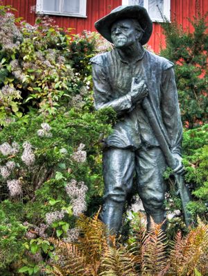 1934년 헴뷔그드파르켄 공원에 있는 릴레 마드 스나파넨