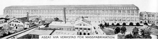 1915년 신축한 ASEA 공장.