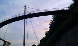 항구로 가는 현수교 (보행자)